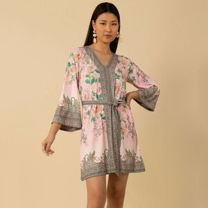 Hale Bob Los Angeles Kaliyah Pink Jersey Dress S